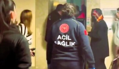 Denizli’de asansörde mahsur kalan 2 öğrenci kurtarıldı