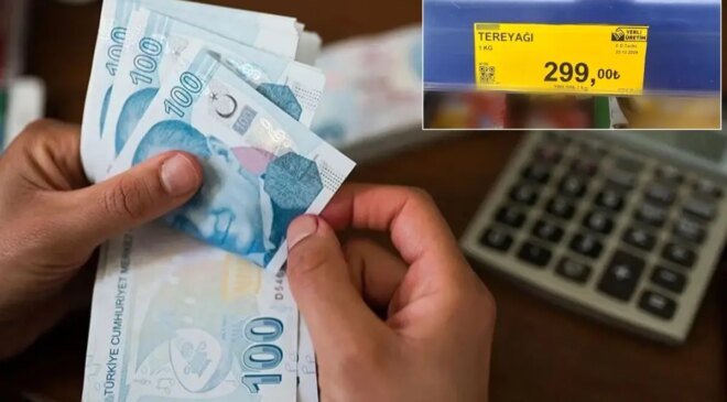 Asgari ücrete yapılan zam sonrası marketler etiket değiştirmeye başladı