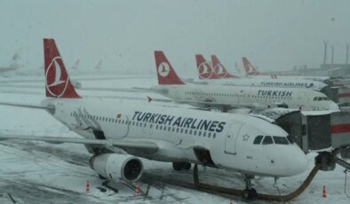 İstanbul’da kar yağışı alarmı! THY seferleri iptal edildi